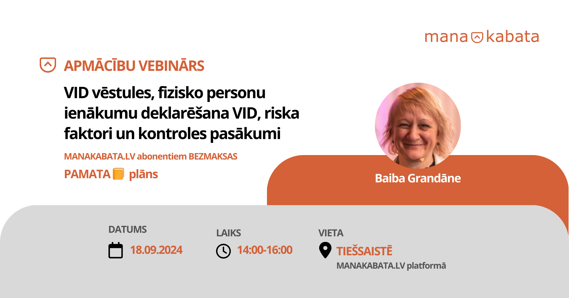 VID vēstules, fizisko personu ienākumu deklarēšana VID, riska faktori un kontroles pasākumi, Baiba Grandāne