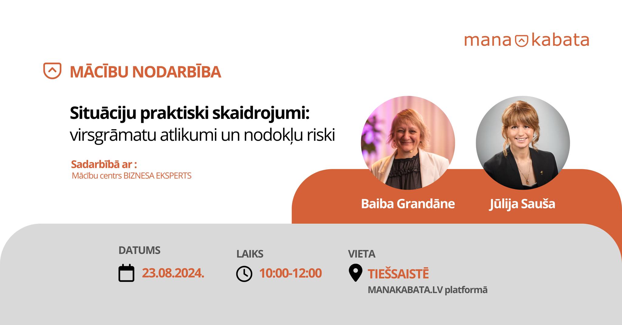 Situāciju praktiski skaidrojumi: virsgrāmatu atlikumi un nodokļu riski, Jūlija Sauša, Baiba Grandāne