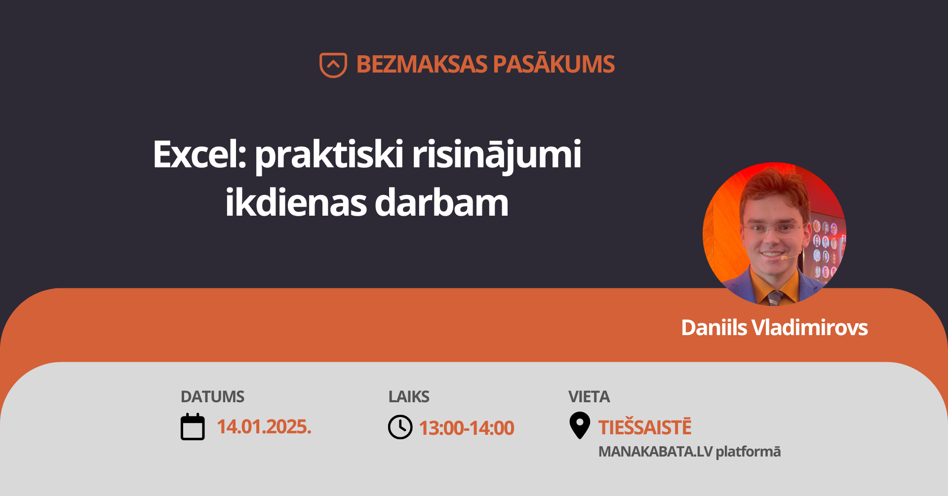 Excel: praktiski risinājumi ikdienas darbam, Daniils Vladimirovs