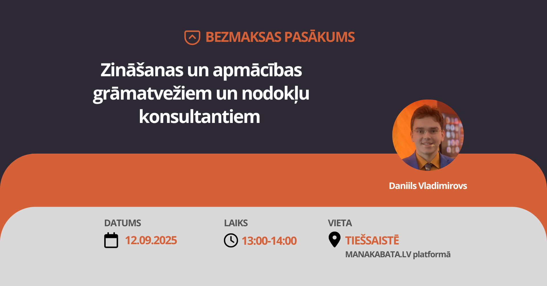 Zināšanas un apmācības grāmatvežiem un nodokļu konsultantiem, Daniils Vladimirovs