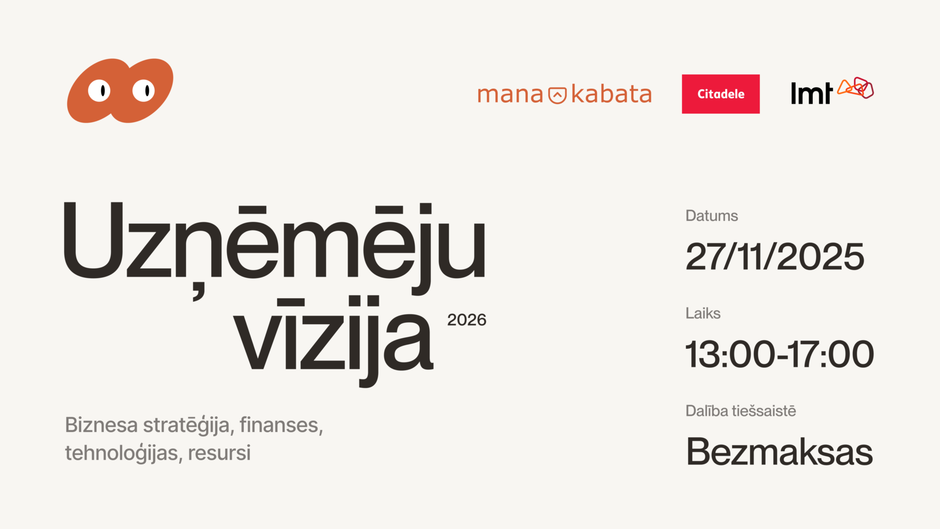 Konference Uzņēmēju vīzija 2026