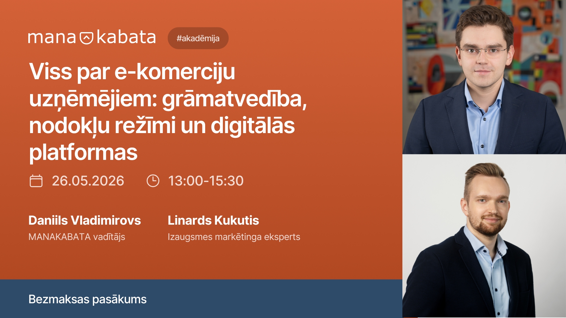 Viss par e-komerciju uzņēmējiem, Daniils Vladimirovs, Linards Kukutis